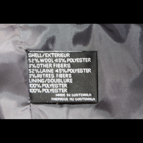 DKNY Charcoal Gray Wool Blend Boucle Double Breasted Peacoat Women’s 6 - Picture 12 of 12